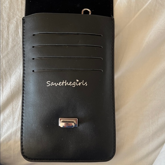 RFID protection Black Crossbody Travel Bag - Picture 4 of 6